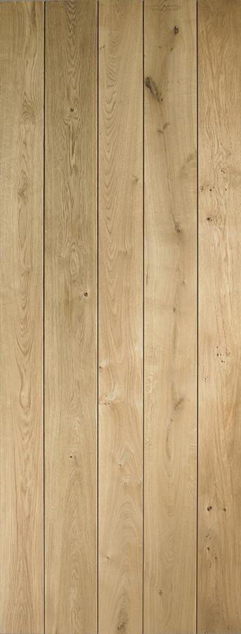Solid Rustic Oak Ledged Internal Door
