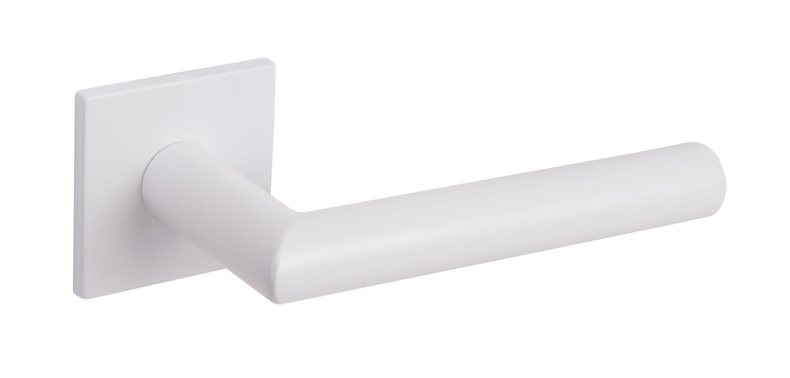 Tupai 5S Line Covela White Handle on 5mm Slimline Square Rose