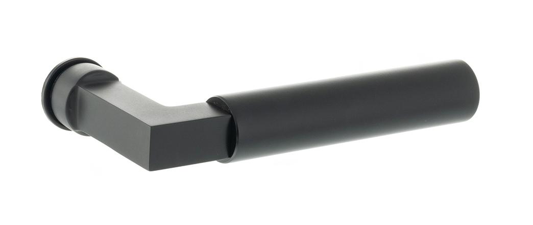 5S Line Covas Matt Black Designer Lever on Concealed Rose